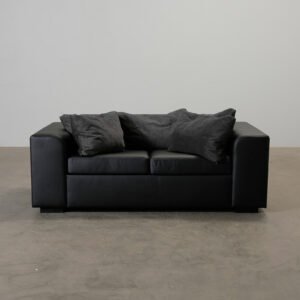 Link 2-sits soffa svart