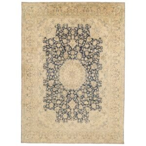 Vintage Kerman Fine orientalisk matta 293 x 418 cm