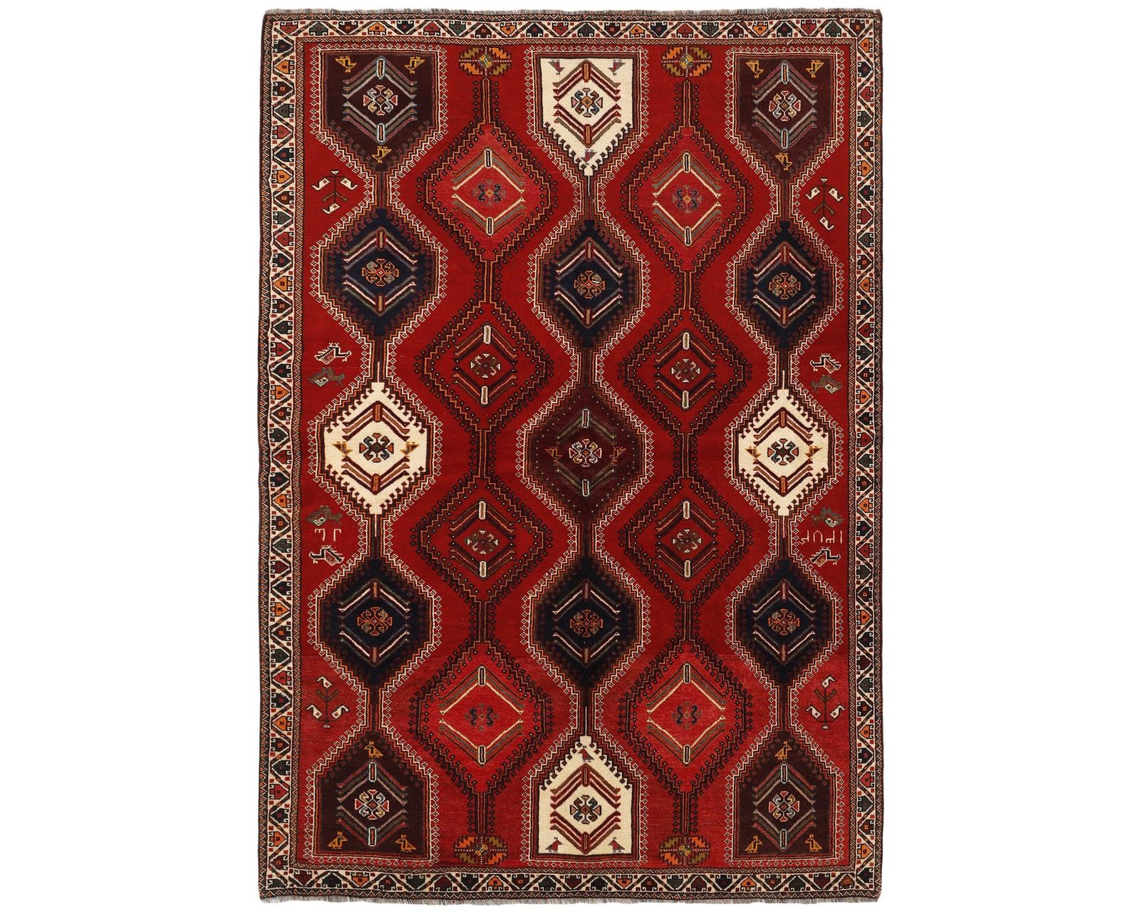 Shiraz orientalisk matta 202 x 288 cm