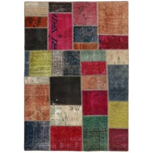 Vintage Patchwork orientalisk matta 140 x 200 cm