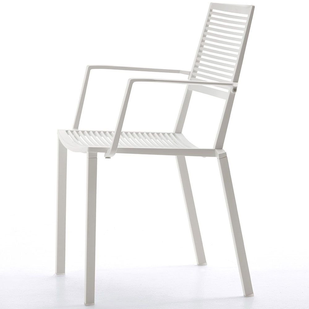 Fast, Easy Karmstol Stapelbar Vit