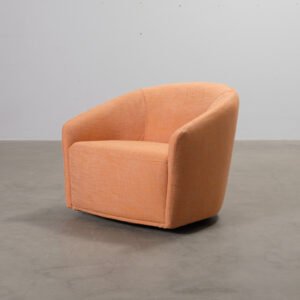 Take Two by Mjuk Timothée fåtölj med utbytbar klädsel lila & orange