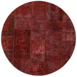 Vintage Patchwork orientalisk matta ø 150 cm