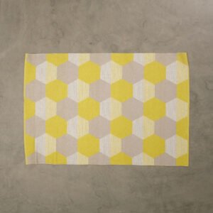 Brita Sweden Puck Sun matta 170 x 250 cm gul