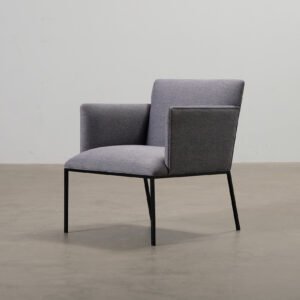 Fogia Tondo fåtölj blågrå