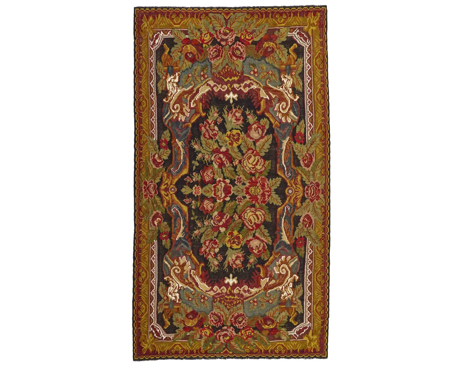 Rose Kelim orientalisk matta 216 x 390 cm