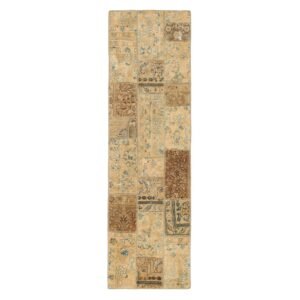 Vintage Patchwork orientalisk matta 75 x 251 cm