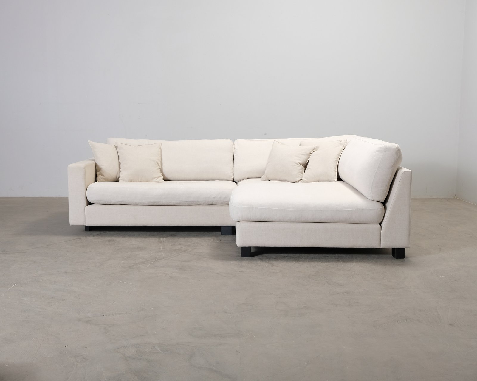 Sweef Valen hörnsoffa ljusbeige