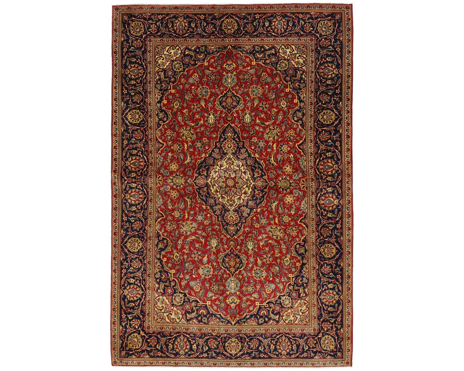 Keshan orientalisk matta 141 x 220 cm