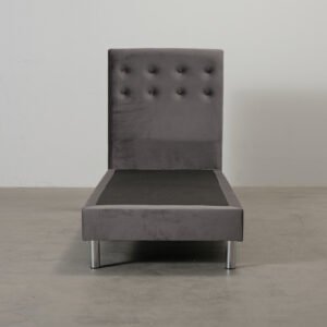 Lux sängram 80 x 200 cm grå