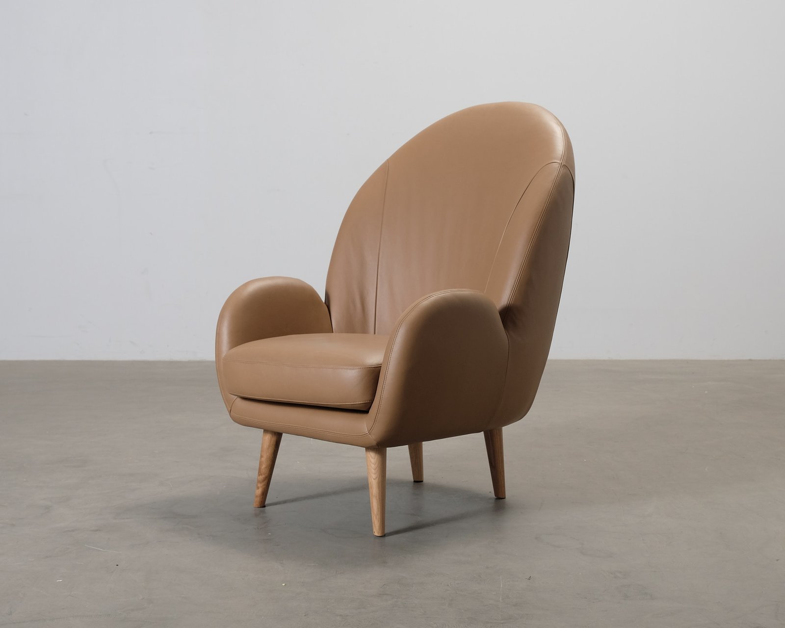 Sofacompany Etta fåtölj brun läder