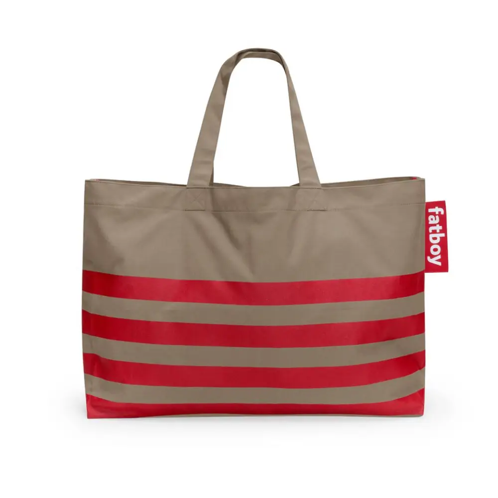 Fatboy, carry-too-much-bag canvas recycled taupe grey