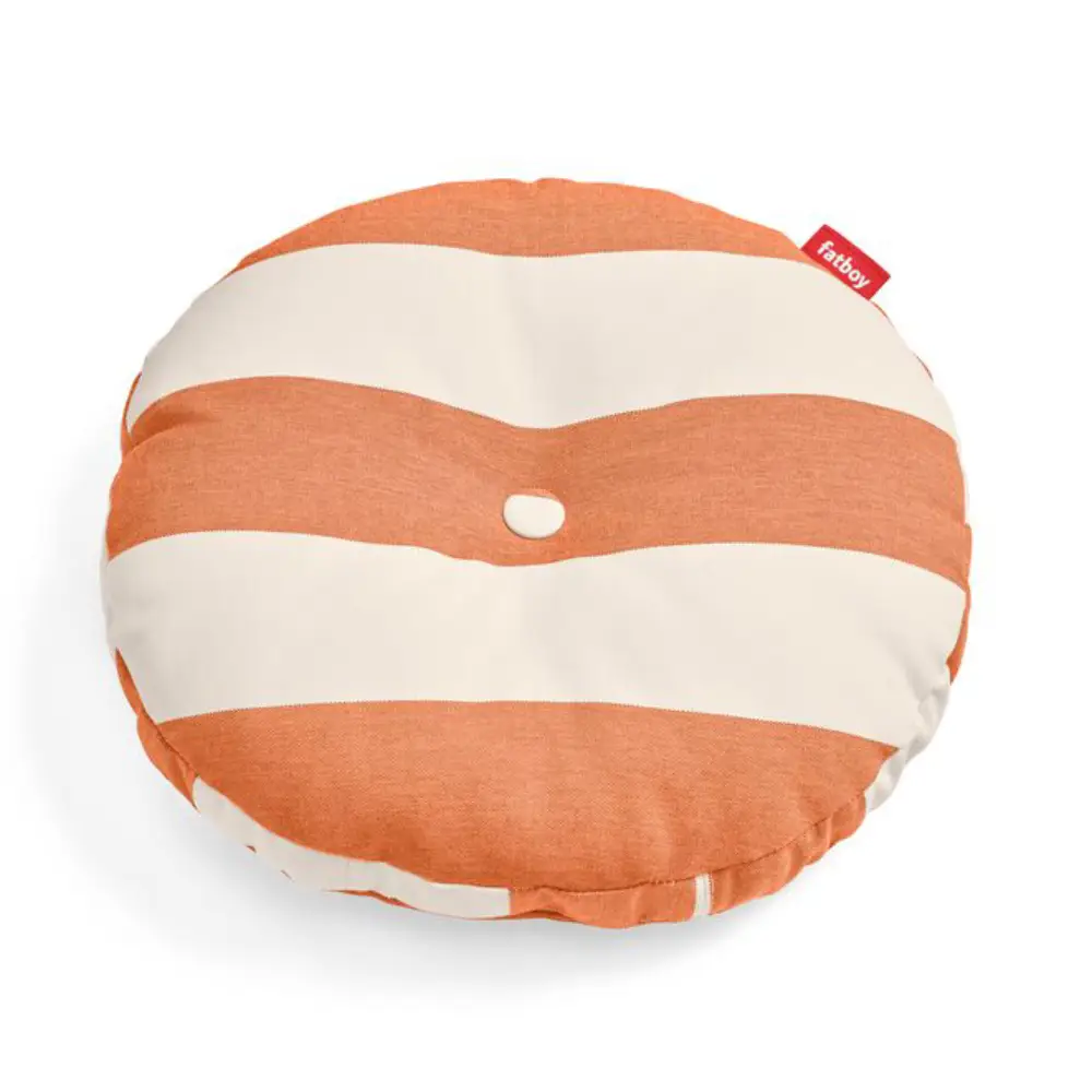 Fatboy, circle pillow prydnadskudde stripe orange creme