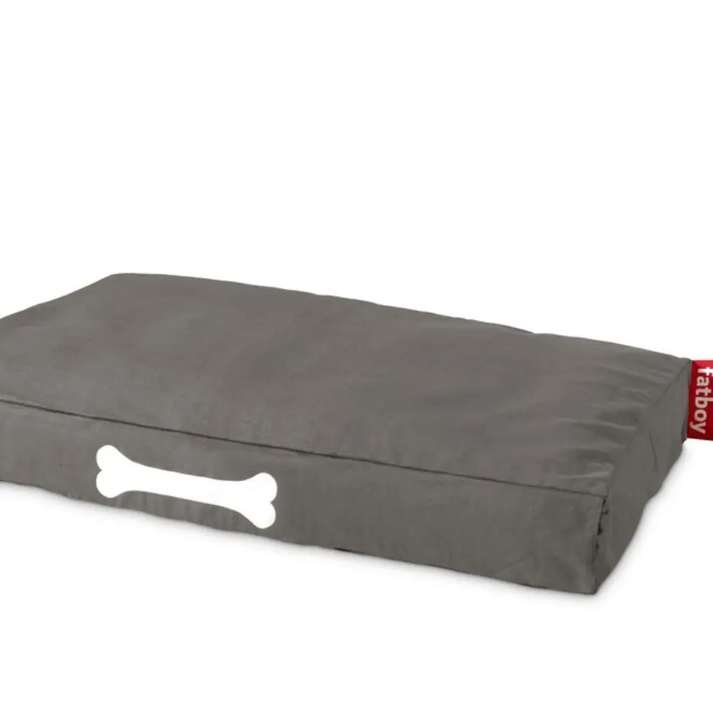 Fatboy, doggielounge L canvas Hundbädd recycled charcoal grey