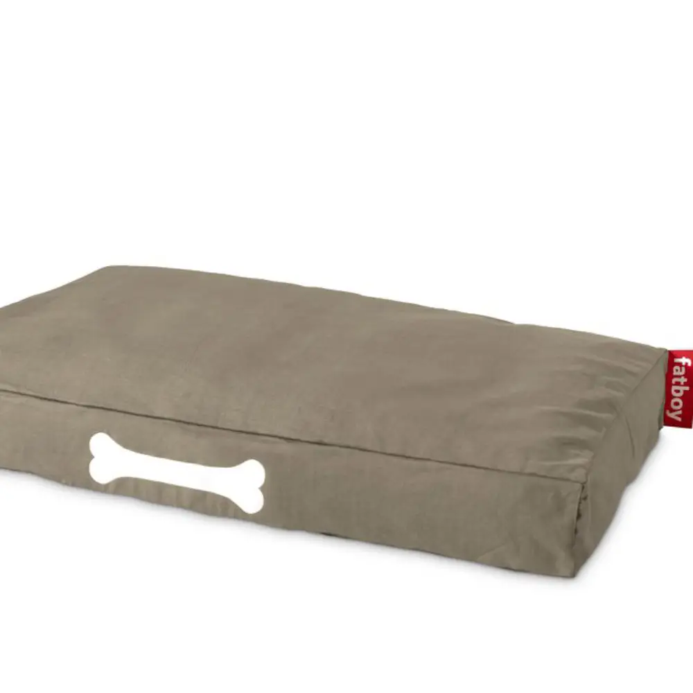 Fatboy, doggielounge L canvas Hundbädd recycled taupe grey