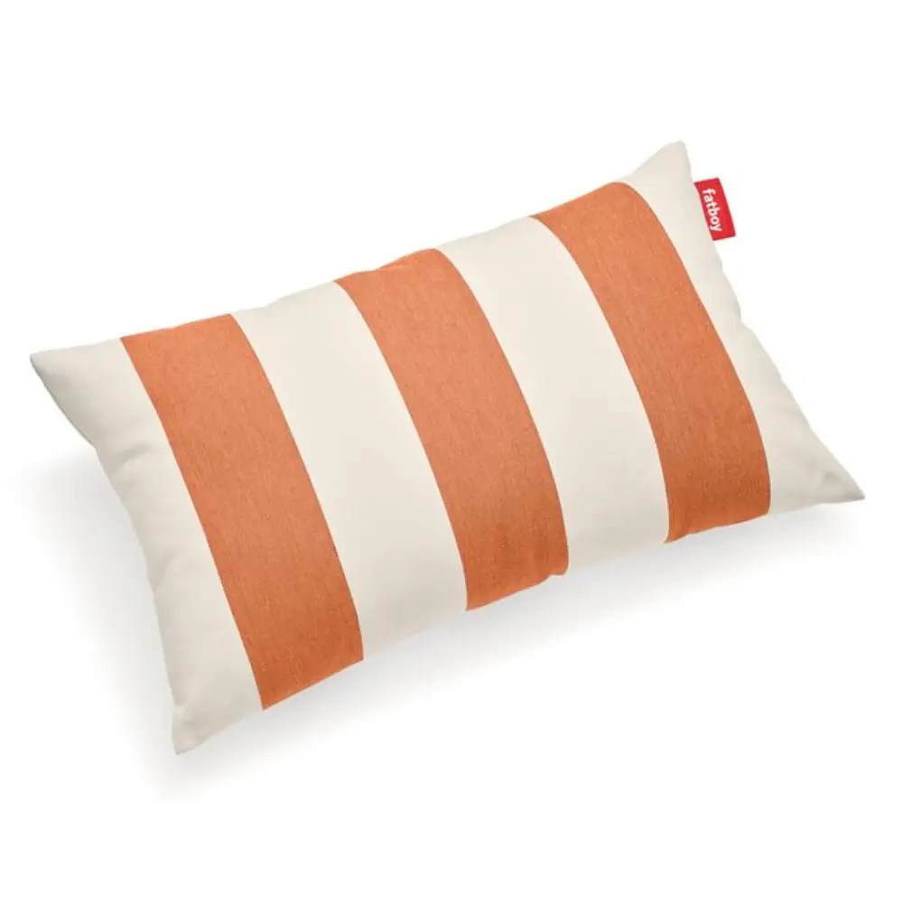 Fatboy, king kudde 66x40 cm stripe orange creme