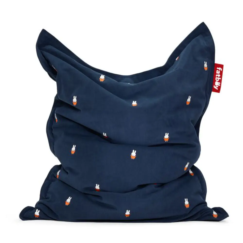 Fatboy, original slim cord sittsäck x Miffy deep blue