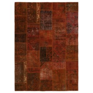 Vintage Patchwork orientalisk matta 143 x 200 cm
