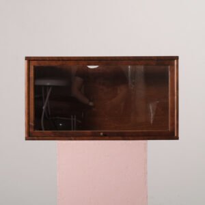 Boknäs vitrin med glasdörr D39