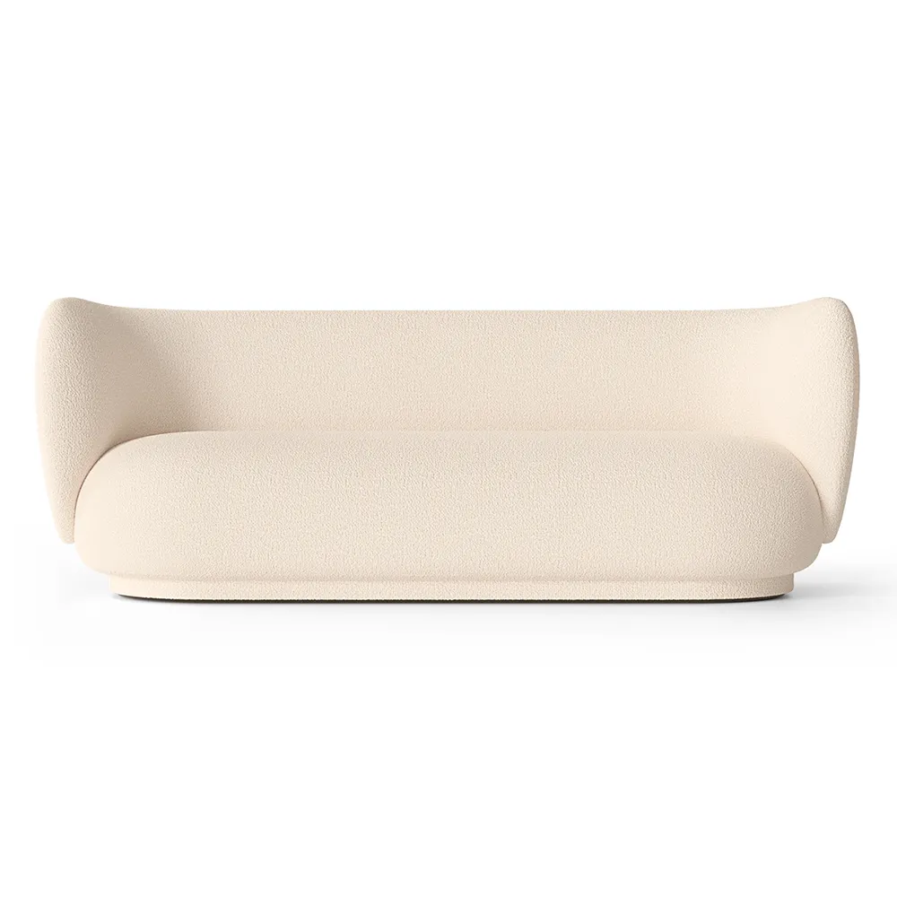 Ferm Living, Rico 3-sits soffa Wool Boucle - Off-white