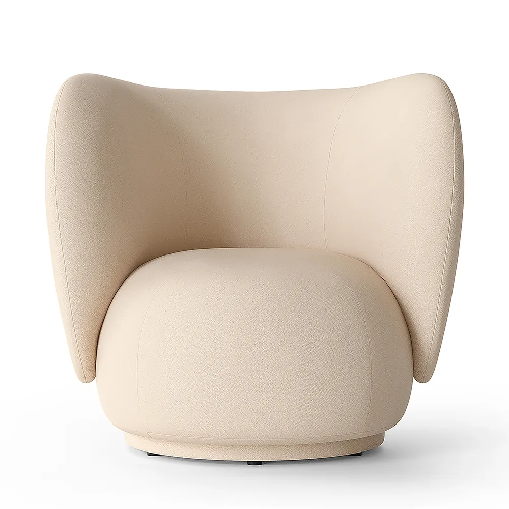Ferm Living, Rico Lounge Fåtölj Brushed - Off-White