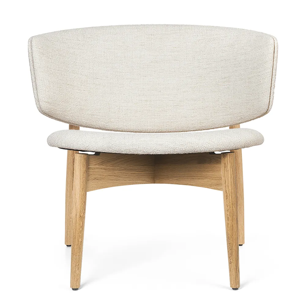 Ferm Living, Herman Loungestol Boucle - Oak/Off-white