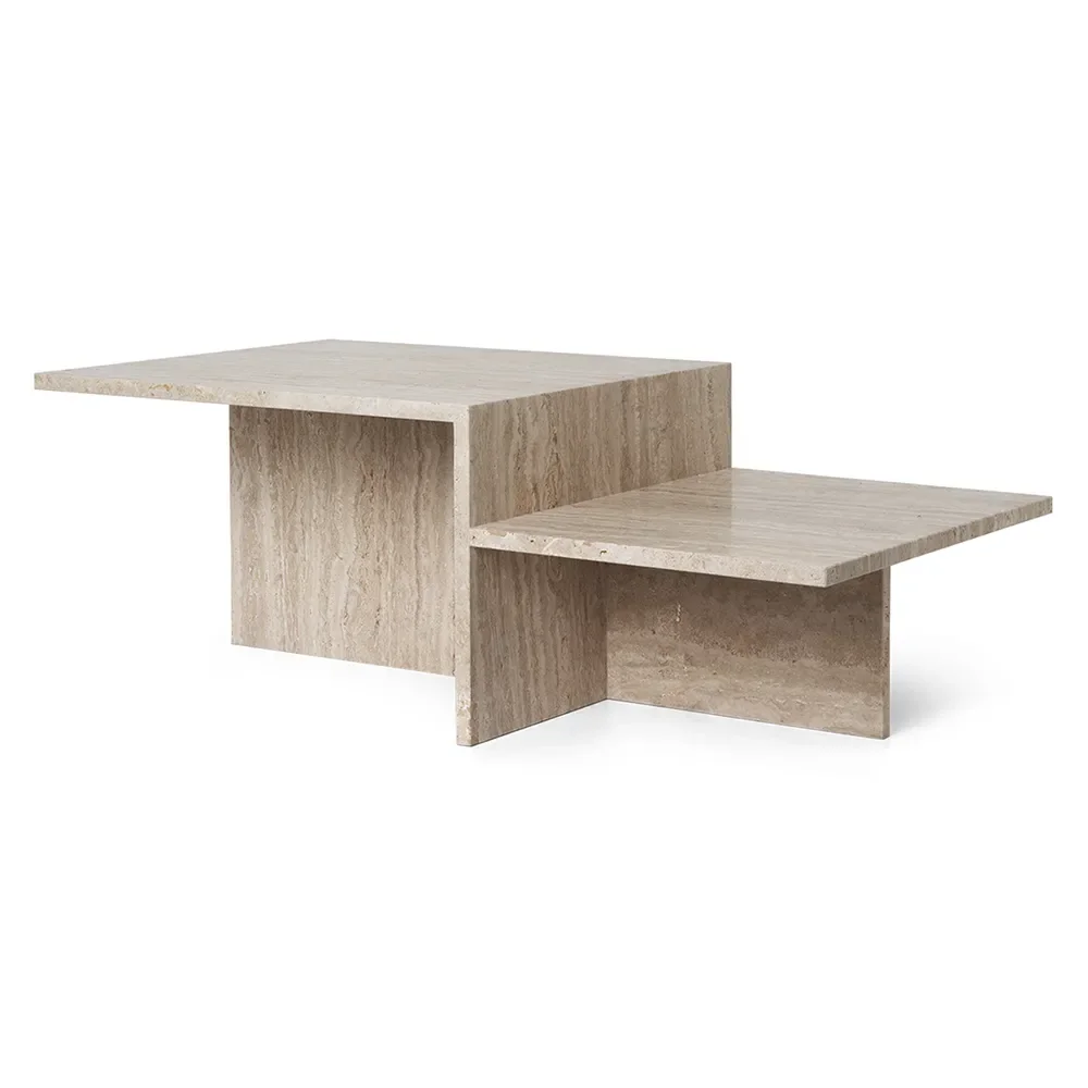 Ferm Living, Distinct Soffbord - Travertine