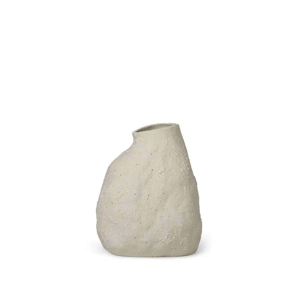 Ferm Living, Vulca Vase - Medium - Off-white Stone
