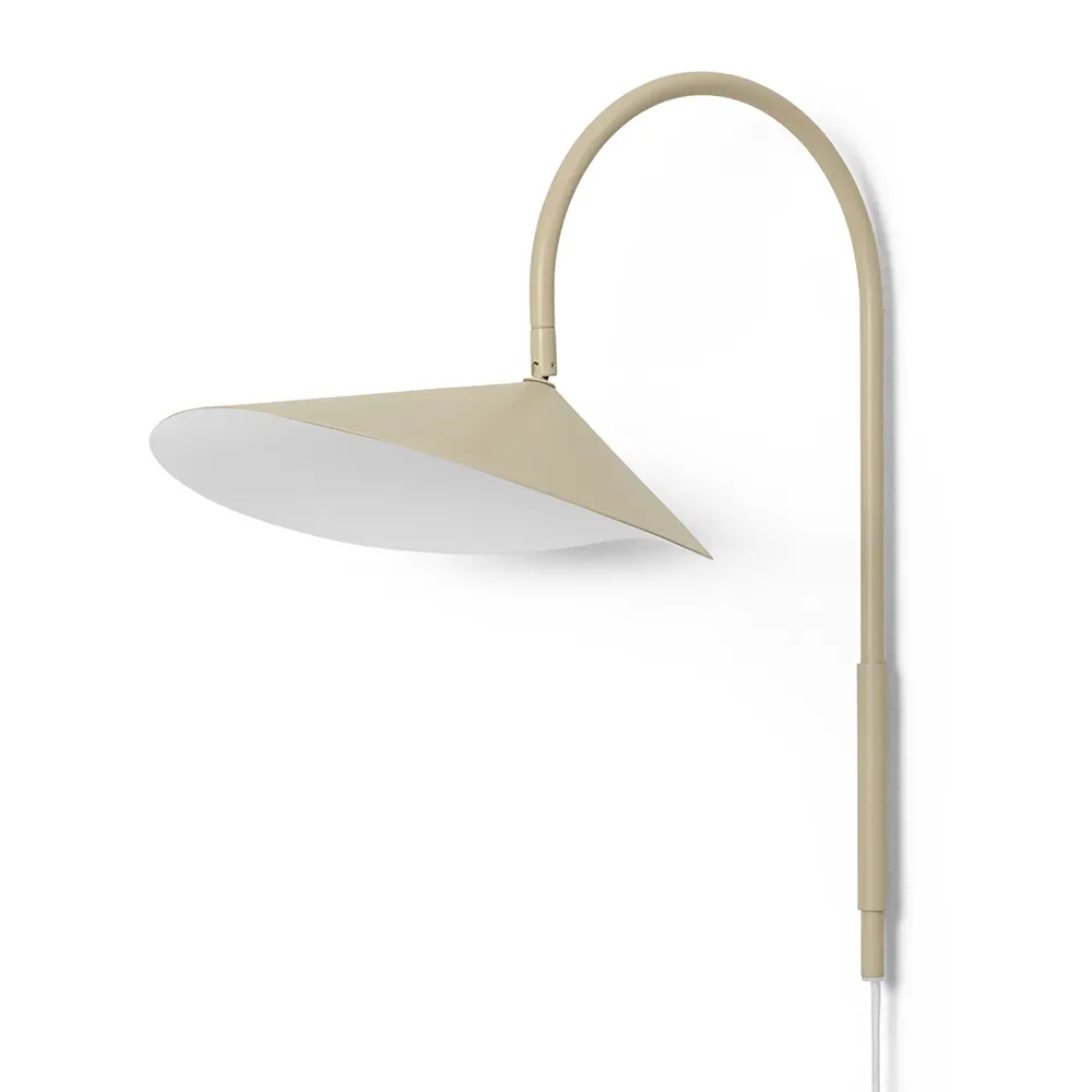 Ferm Living, Arum Swivel Vägglampa - Cashmere