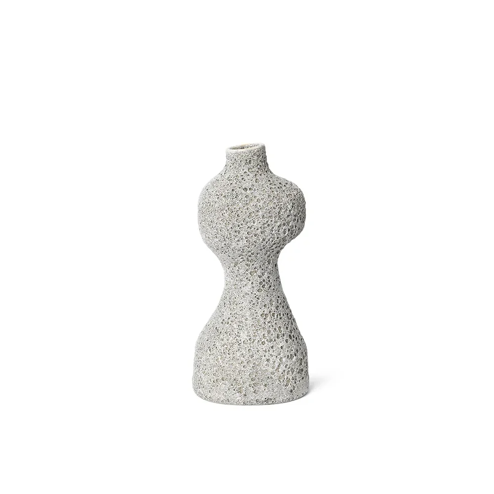 Ferm Living, Yara Vase - Medium - Grey Pumice