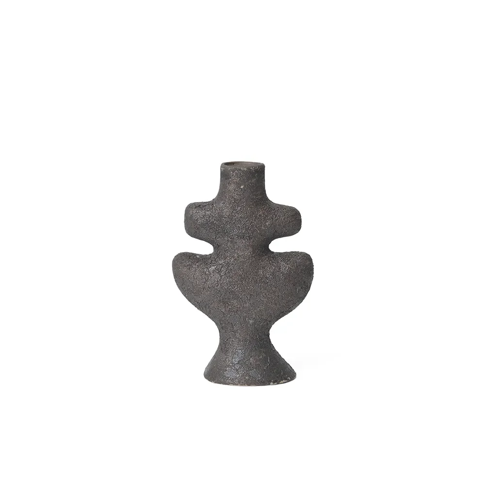 Ferm Living, Yara Candle Holder - Small - Rustic Iron