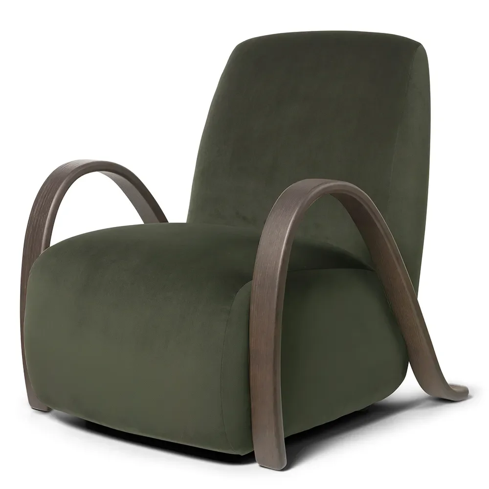 Ferm Living, Buur Fåtölj Rich Velvet Pine
