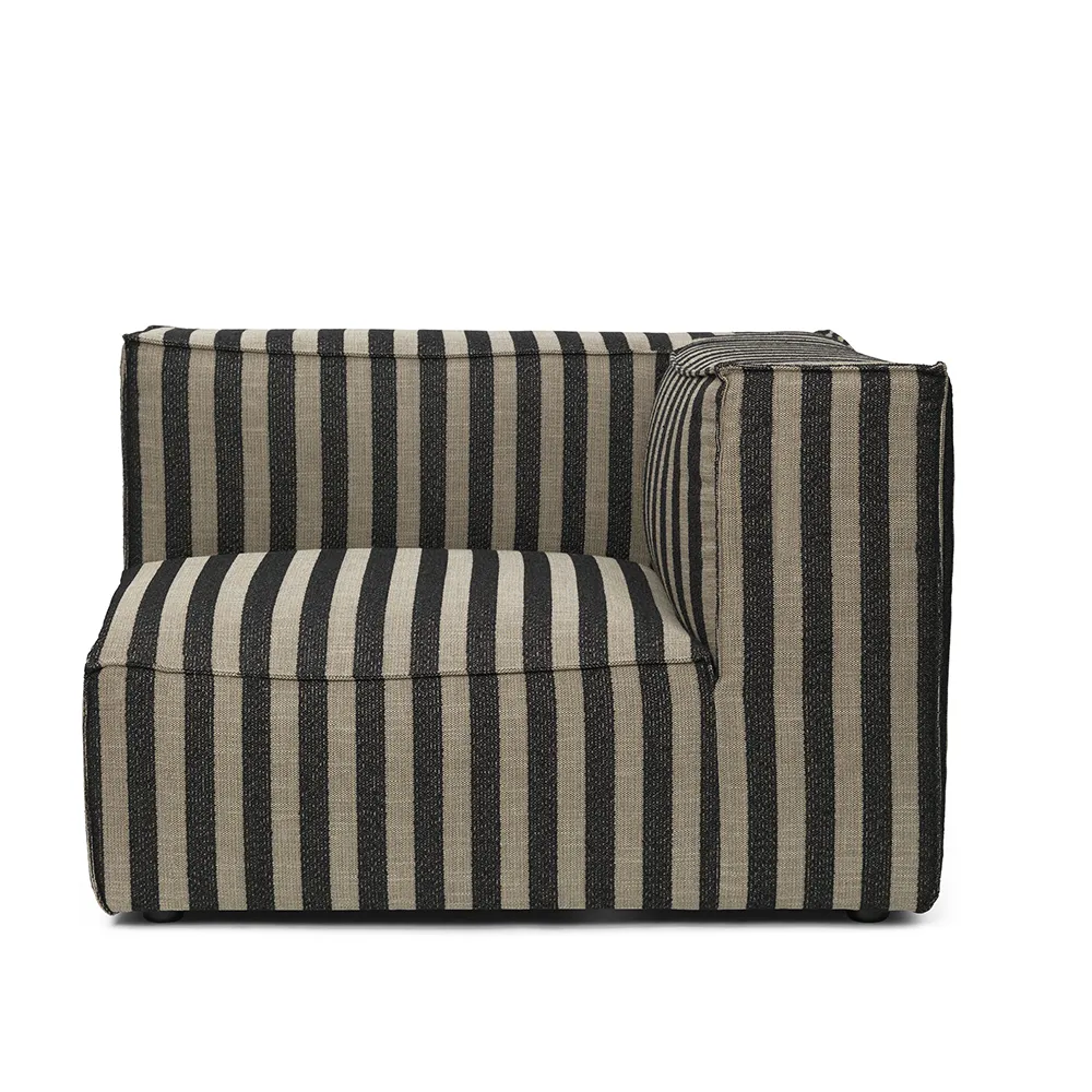 Ferm Living, Catena Sofa Armrest Right S401 - Louisiana - Sand/Black