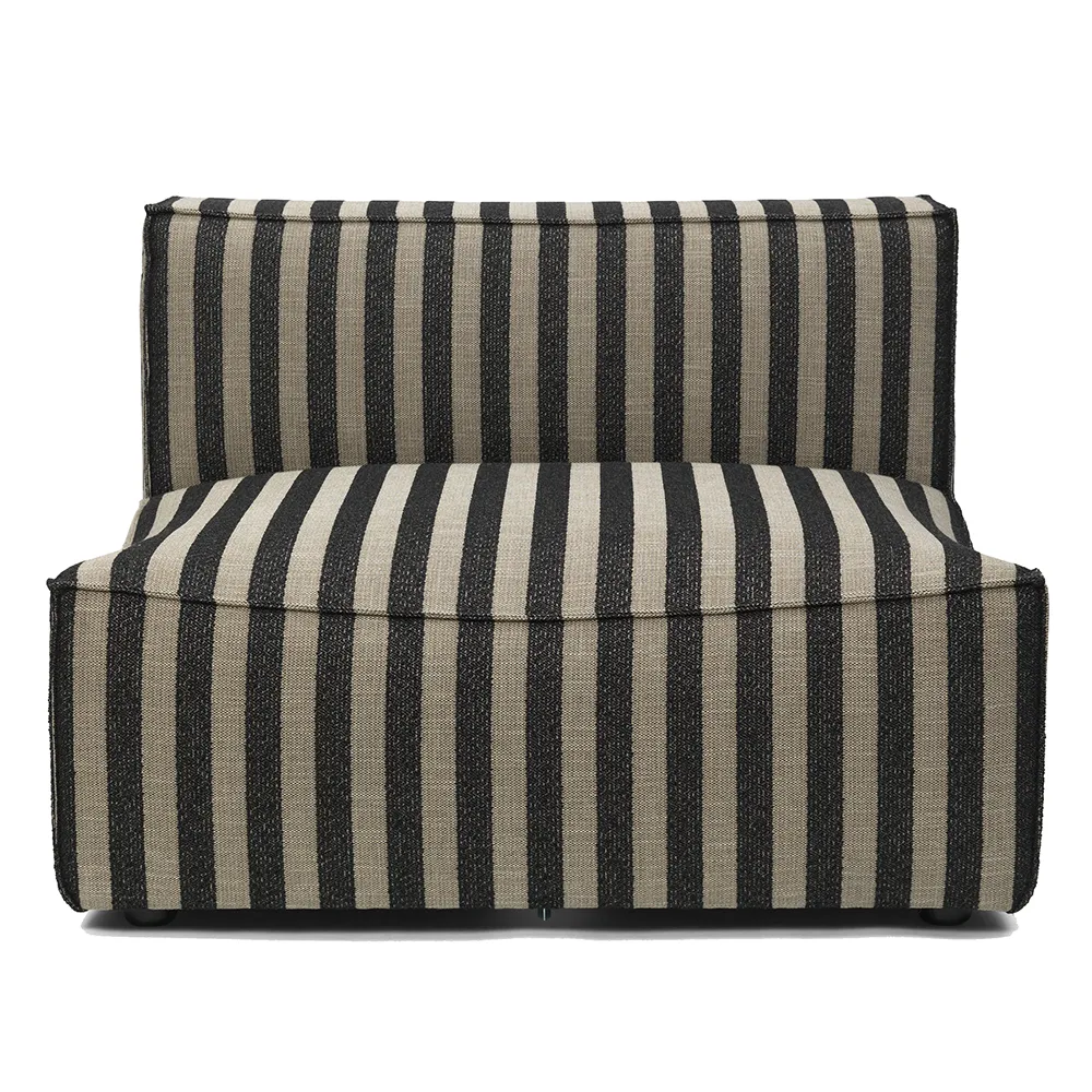 Ferm Living, Catena Sofa Center L100 - Louisiana - Sand/Black