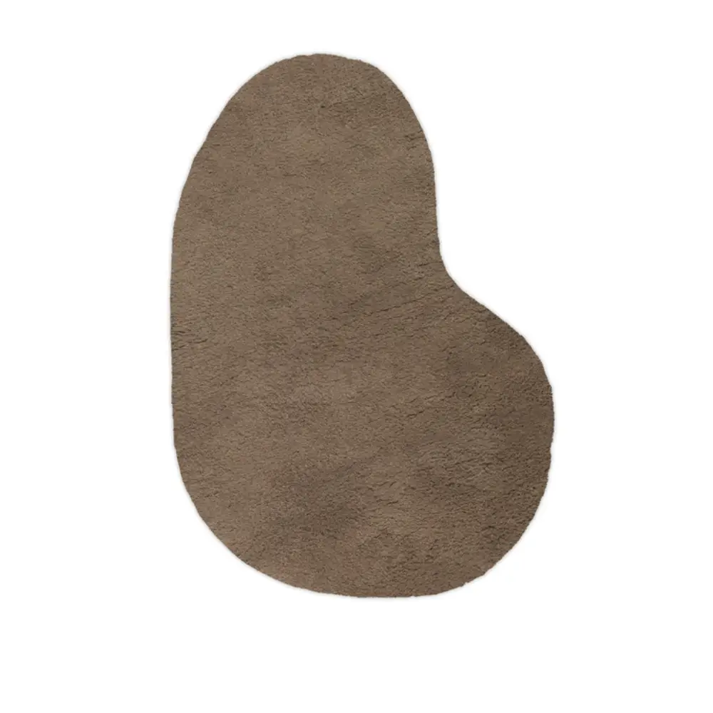 Ferm Living, Forma Wool Rug - Large - Ash Brown