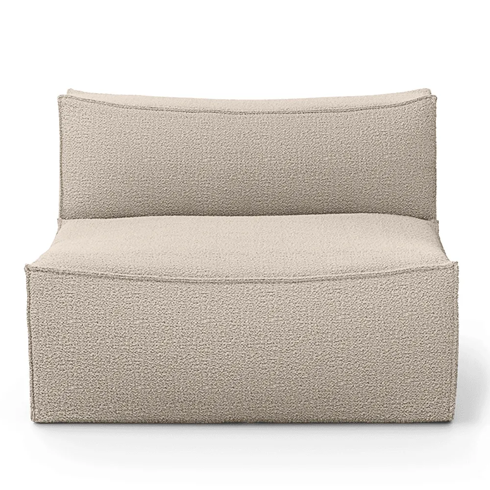 Ferm Living, Catena Sofa Center L100 - Wool Boucle - Natural