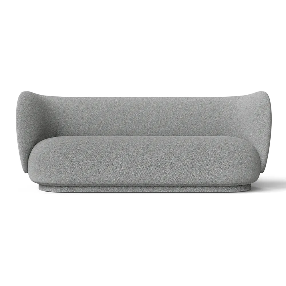 Ferm Living, Rico 3-sits soffa Main Line Flax - Navy