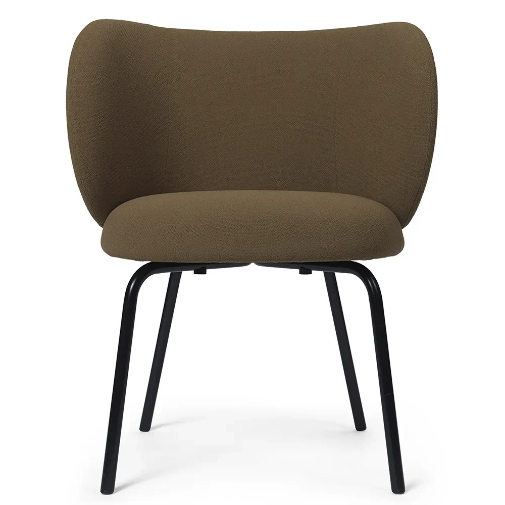 Ferm Living, Rico Matstol Black Grain - Caramel