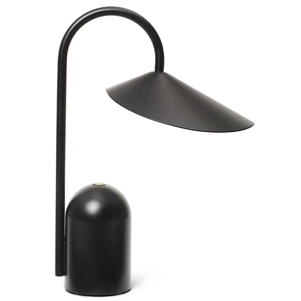 Ferm Living, Arum Portabel Lampa Black