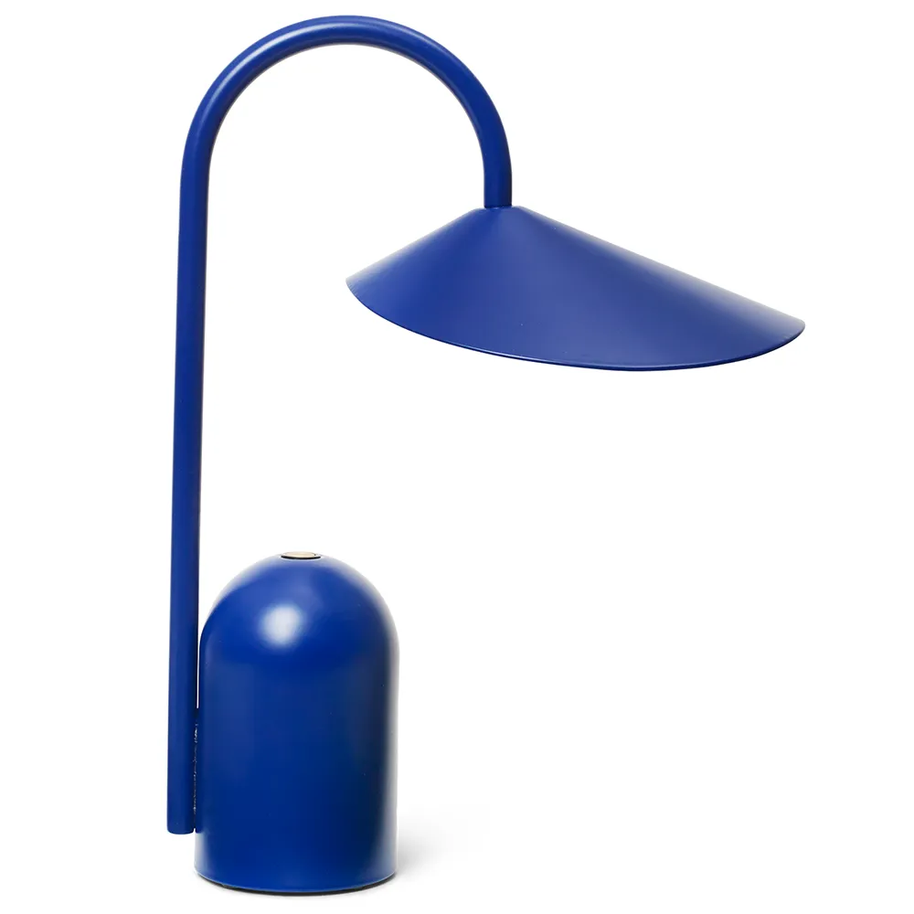 Ferm Living, Arum Portabel Lampa Bright Blue