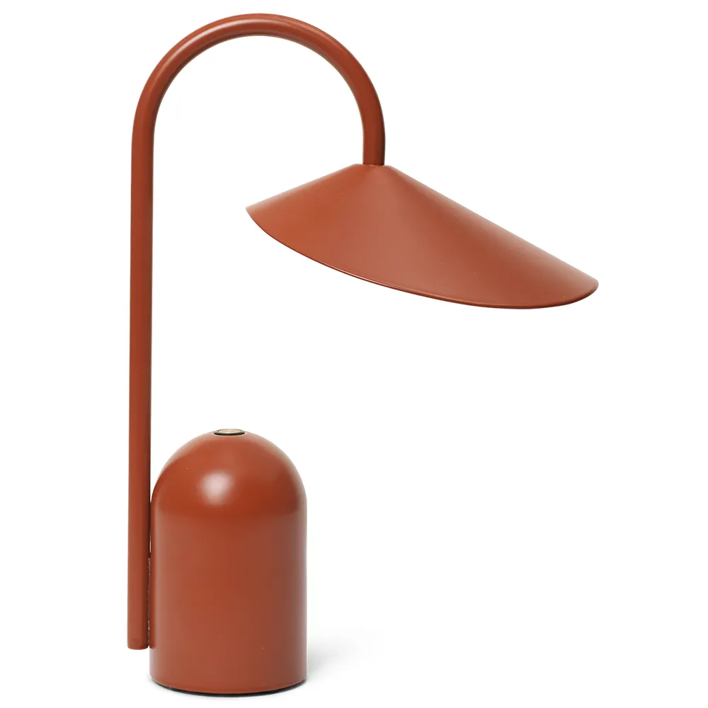 Ferm Living, Arum Portabel Lampa Oxide Red