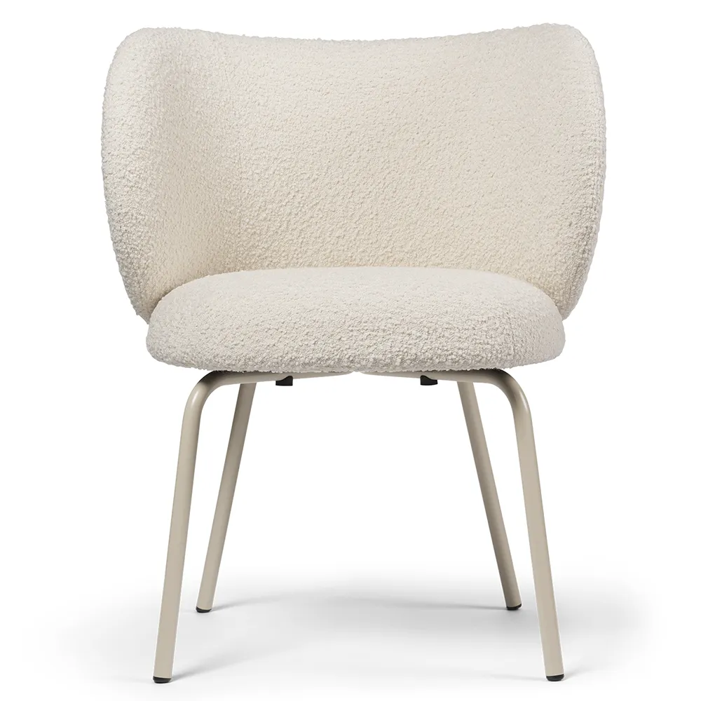 Ferm Living, Rico Matstol Cashmere Nordic Bouclé - Off-white