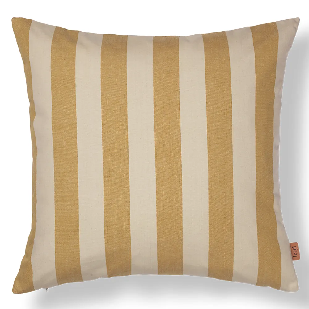 Ferm Living, Strand Prydnadskudde Warm Yellow/Parchment