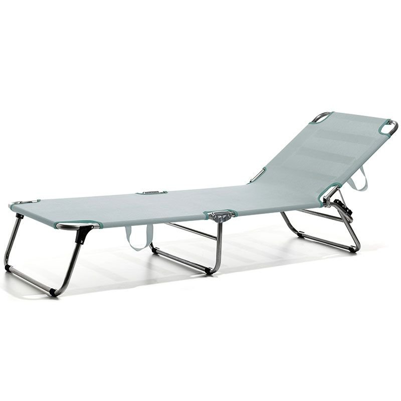 Fiam, Amigo solsäng sage green aluminium/textilene