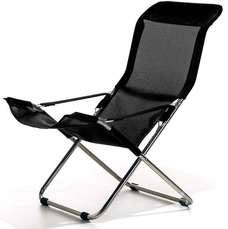 Fiam, Fiesta vilstol svart aluminium