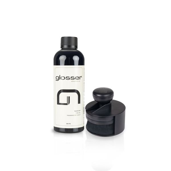 Däckglans Glosser Black Out Tyre Gel, 500 ml, Däckglans + applikator