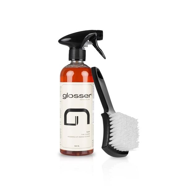 Däckrengöring Glosser Blaze Tyre Cleaner, 500 ml, Däckrengöring + däckborste