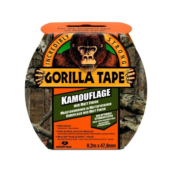 Vävtejp Gorilla Tape, Camo, 8,2 m x 48 mm