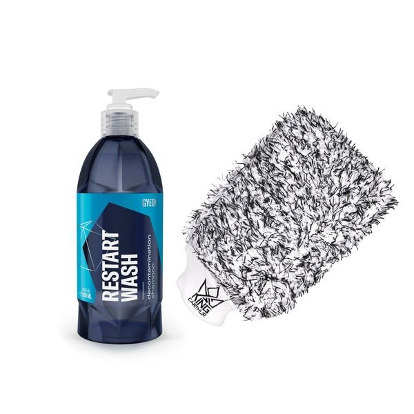 Bilschampo Gyeon Q²M RestartWash, 500 ml + Wash Mitt