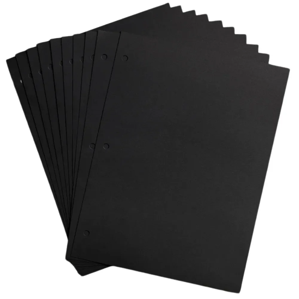 Printworks, Albumblad 28x21 cm 10-pack Black